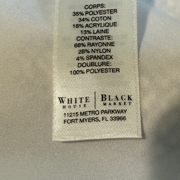 WHITE HOUSE BLACK MARKET Women’s Jacket (Size 4) - Picture 15 of 16